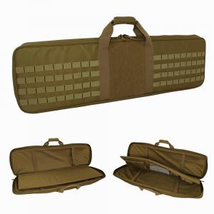 China ALFA Tactical Gun Bag Customized Logo Double Rifle Case with MOLLE System for Shooting and Hunting wholesale