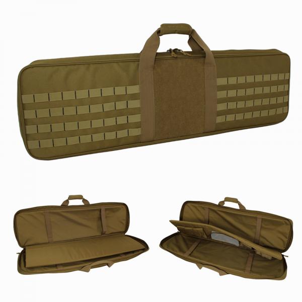 Quality ALFA Tactical Gun Bag Customized Logo Double Rifle Case with MOLLE System for Shooting and Hunting for sale