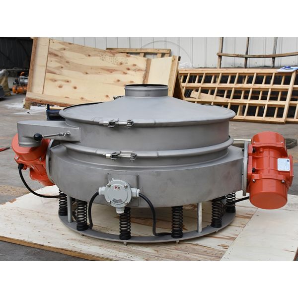 food-grade vibrating screener for particle screening