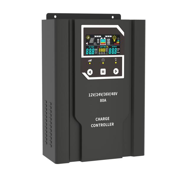 Quality 80A MPPT Solar Panel Regulator LCD Screen Solar Battery Charge Controller for sale