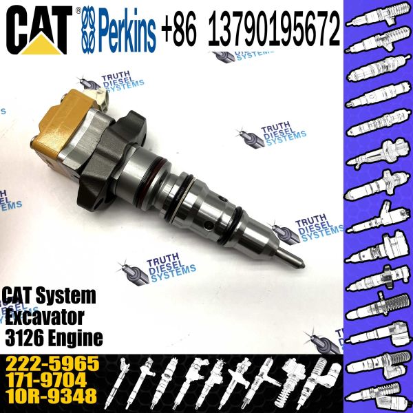 Diesel Engine Fuel Injector 10R-9348 Fuel Injector 2225965 222-5965 For CAT 3126E 3126B Engine