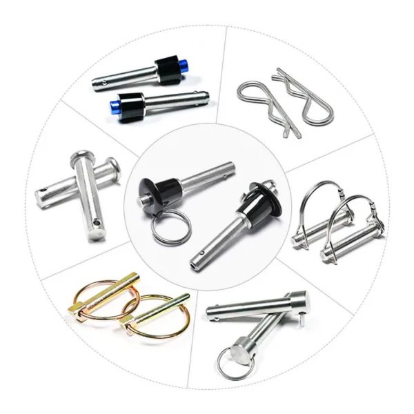 Quick Release Pin Push-Button Ball Locking Pin 304 Stainless Steel Ring Handle Locking Pin