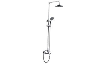 China Wall Mounted Bathroom Shower Panels Chrome With Shower Head / Faucet wholesale