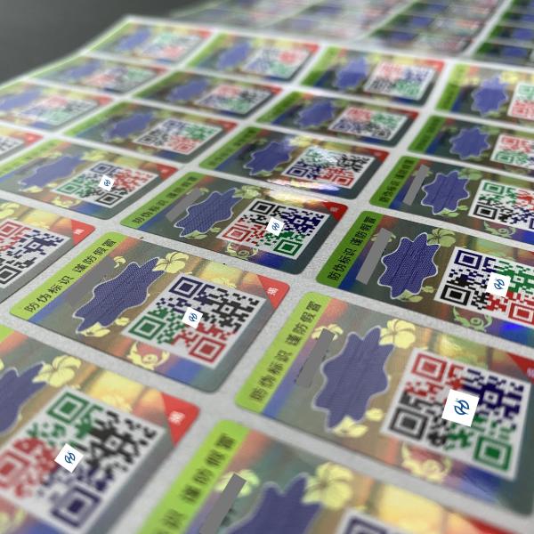 Quality Customized Holographic Security Stickers Offset Printing For Customized Protection for sale