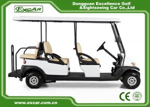China EXCAR  CE Approved Hotel Elegant 6 Person Electric Golf Buggy/Trojan Battery wholesale