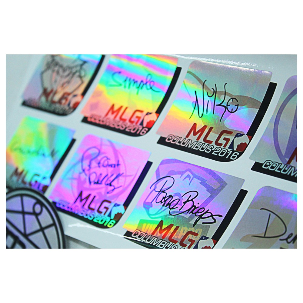 Anti Counterfeit CMYK Color Tamper Evident Security Labels