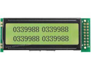 M12232C-Y5,12232 Graphics LCD Module, 122x32Display, STN yellow green, transflective/posit