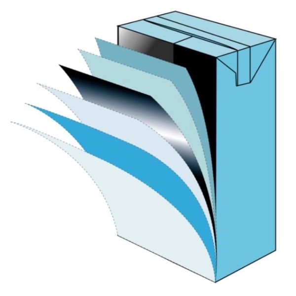 250ml Base Aseptic Packaging Material Suitable For Different Liquids Packing