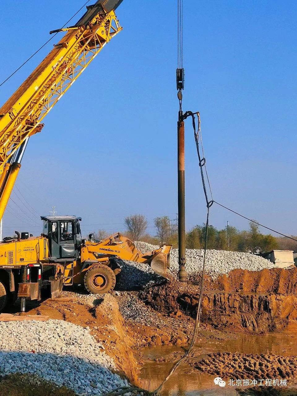 BVEM 180kW Vibro Pile Foundation For Replacement Stone Column