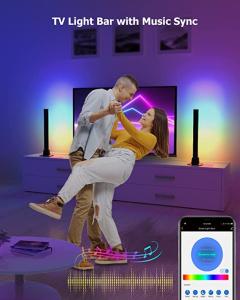 China WiFi IR Control Smart LED Ambient Bar Light Dreamcolor With Music on sale