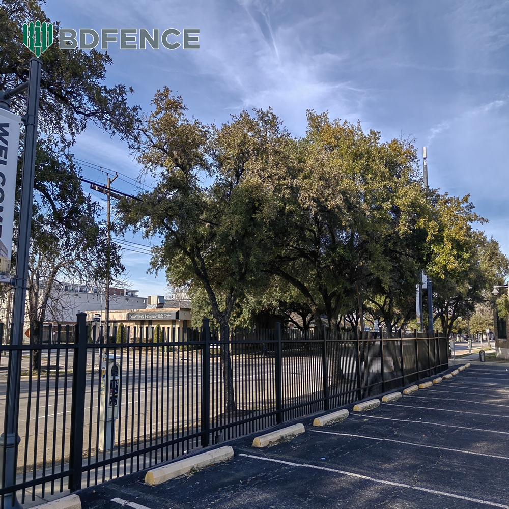 Coastal Tubular Steel Fence Humidity Resistant