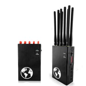 China 10 Channel VHF UHF Cell Phone WIFI GPS Signal Shield Jammer Blocker wholesale
