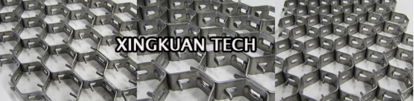 Lance Type Metal Hexagon Mesh for Refractory Lining Carbon steel Q235 0Cr13 Material