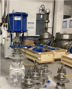 China Single Pneumatic Linear Actuator Cryogenic Globe Valve with Linear Pneumatic Actuator Spring Return 200KN wholesale