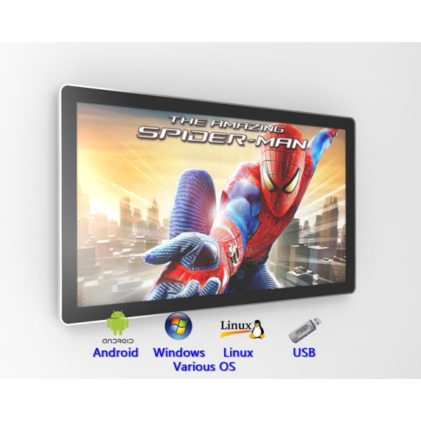 Android Indoor Digital Signage 1 Year Warranty 89 / 89 Viewing Angle
