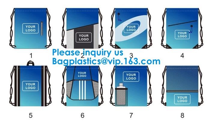 Custom Drawstring Bag/ Promotional drawstring backpack/Polyester Drawstring Bag,Custom 190T 210T 210d polyester backpack