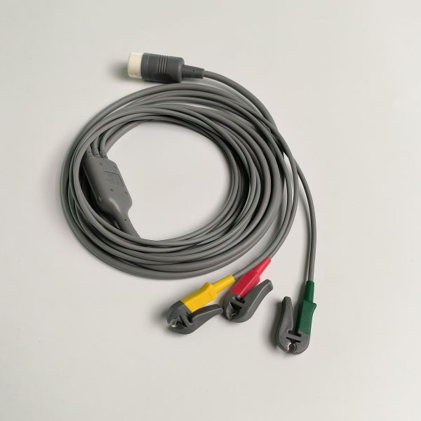 PHILIP Original Efficia Combined Cable/3-Leadset Grabber IEC. Machine End Round 12-Pin,REF: 989803160741