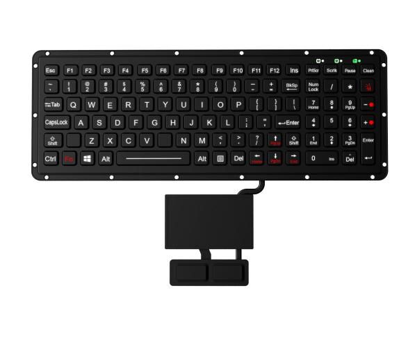 Quality 102 Keys EMC Keyboard, Waterproof Dustproof Military Keyboard for sale