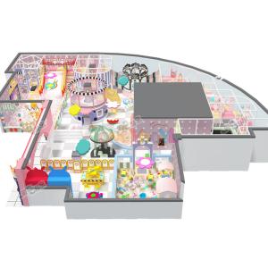 Customizable Theme Indoor Playground Equipment Large Size Indoor Playground Structures Vivid Colors