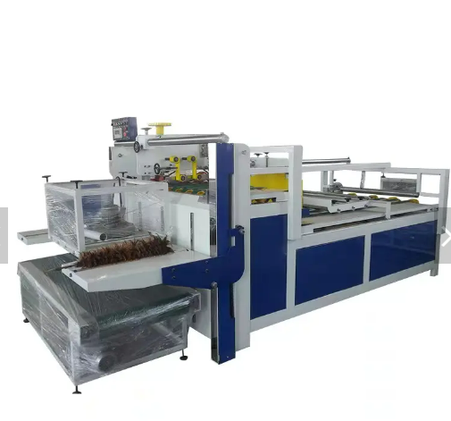 Semi Automatic Folder Gluer for Corrugated Box Customer's Request Paper Forming Machine