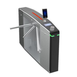 30W 304 Stainless Steel Waist High Turnstile Barrier Gate