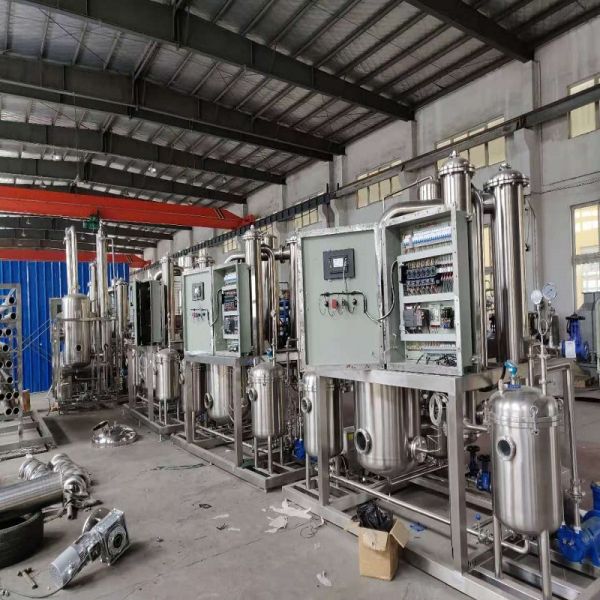 Thin Film Short Path Evaporator Distillation 0.5m2 2m2 Wiped Evaporator For Oil