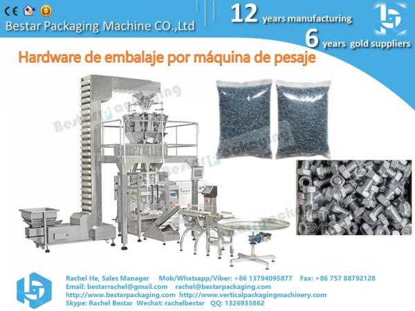 Quality Bestar VFFS hardware packaging machine with 10-head weighing machine BSTV-450AZ for sale