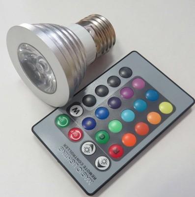 Quality RGB Led spotlight and remote control for sale