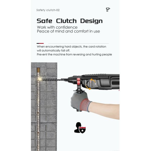 Light hammer power tools industrial grade electric hammer electric pick three function Electric Hammer