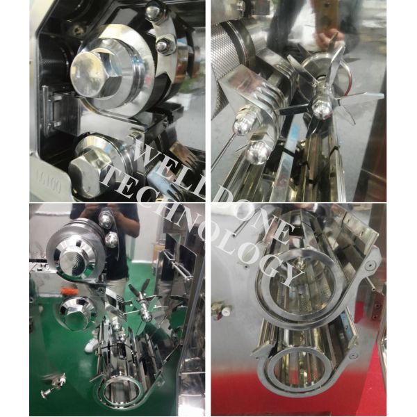 Heat Sensitive 80 Mesh Double Roller Compactor Granulator