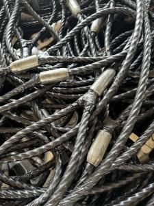 Steel Wire Rope with Soft Eye Loop 6x24 FC API 9A 22mm 24mm 26mm China Port Service Log Lashing Materials