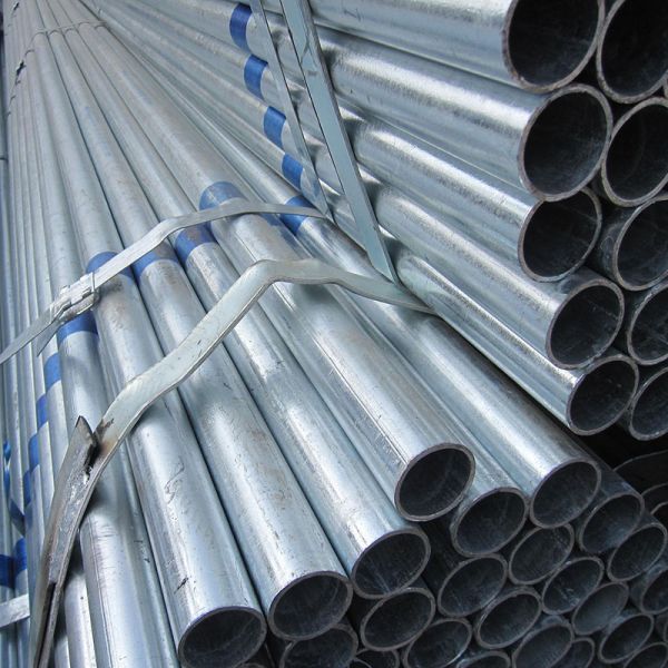 Welded Schedule 40 Hot Dipped Galvanized Steel Pipe BS 1387 MS For Construction
