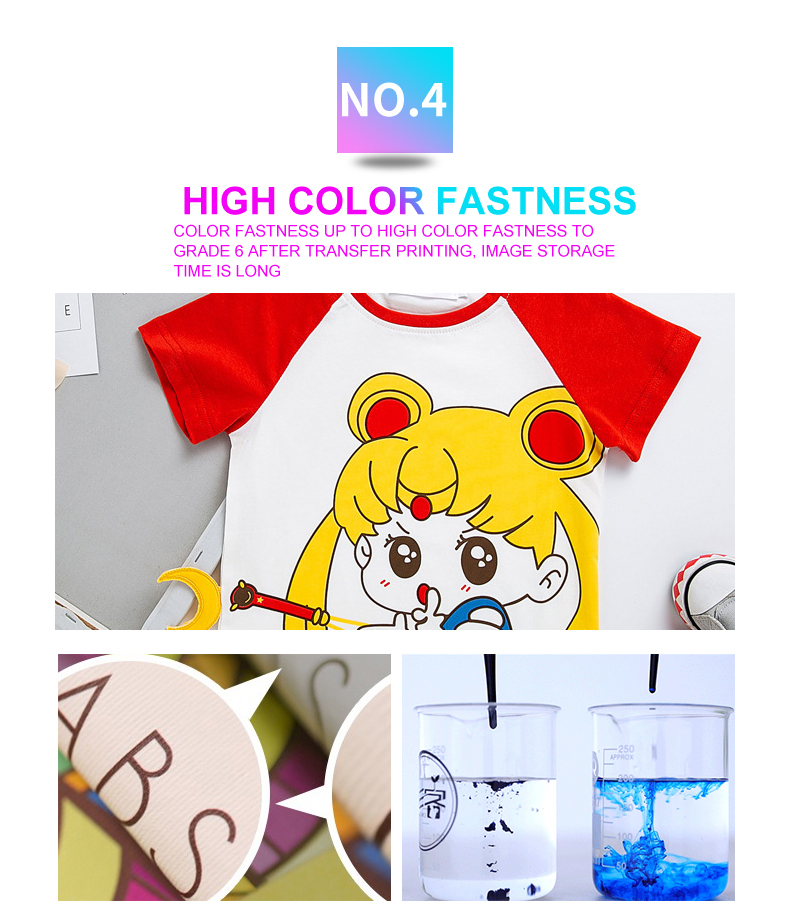 CMYK Garment Printer Dye Sublimation Ink Epson Dye Sub Ink For Digital Textile Printing