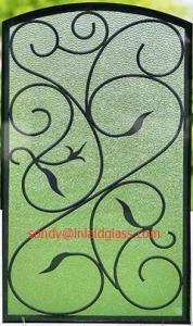 China interior doors wrought iron glass made in China wholesale