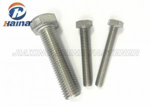 China DIN933 A2 A4 Stainaless Steel Hex Head Bolts and Nuts with Washers wholesale