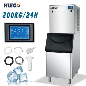 China Ice Cube Maker 200KG/24H Machine Full-Automatic Ice Bin Maker wholesale
