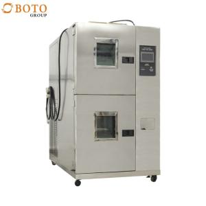 China -40C~150C Two Zone Under Alternating High-Low Temperature Testing Environment Hot Cold Thermal Shock Test Chamber wholesale