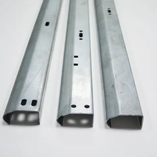 2" 3" Sectional Garage Door Guide Rail Track Sliding Roll Forming Machine
