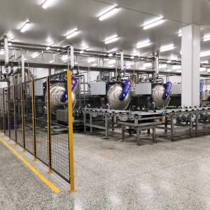 Vertical Continuous Crateless Canning Sterilization Retort System Automated