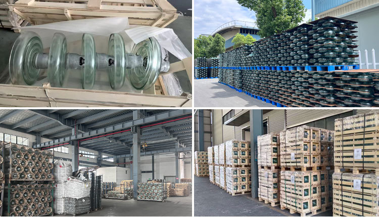 U160BL High Strength Toughened Glass Insulator for Power Transmission