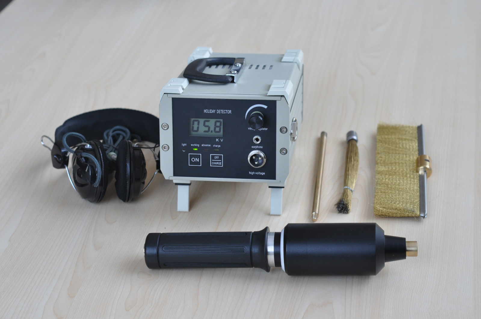 Holiday Detector, Non Destructive Pipe Corrosion Protection Spark Porosity Holiday Detectors RHD-10