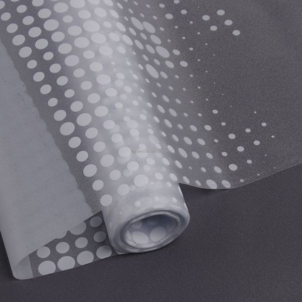 Pet Friendly Static Window Film Frosted PVC Window Clings For Privacy