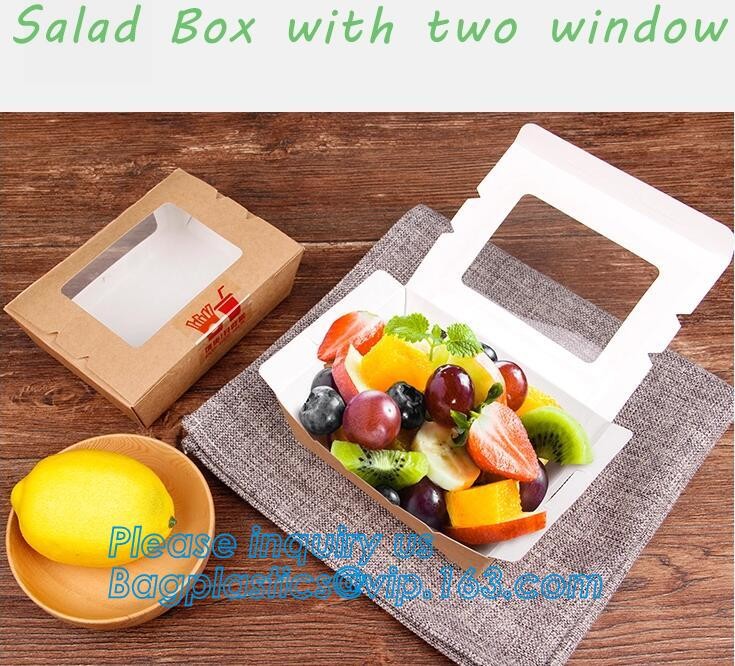 kraft paper sandwich box with window ,triangle sandwich box for packaging,Cardboard Box With Clear Window Burger Sandwic
