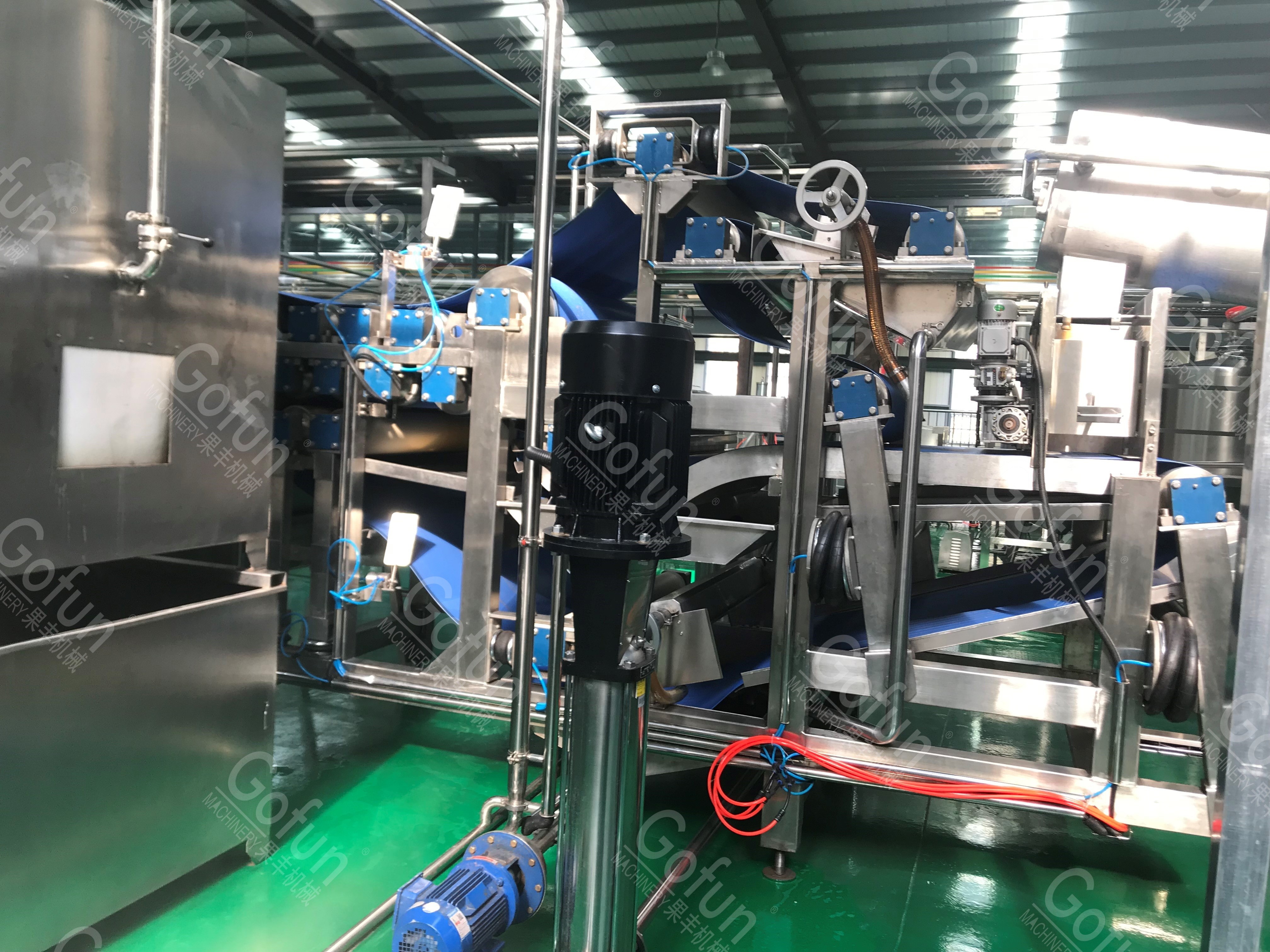 SUS304 Automatic Apple Processing Line For Puree 20t/H