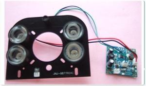 Four High Power LEDs Solution Complies With Rectangle Side Protective Model Camera