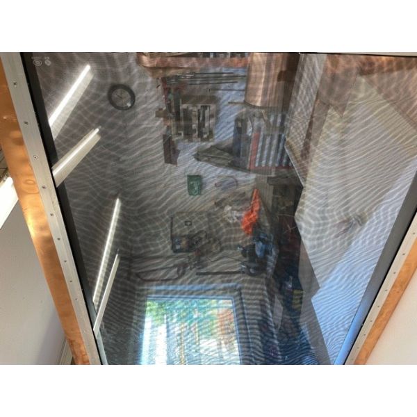 2 Glasses Rf Shielded Windows For Mri Shielding Brass Mesh Inside