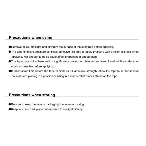 3M Medium UV Resistance Low VOC 9448A Tissue Tape