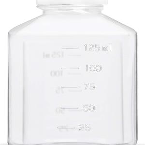 Scientific 125 Ml Plastic Reagent Bottle 6-Pack Laboratory Chemical Storage -