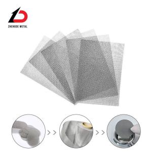 SS304 316 Plain Weave Stainless Steel Wire Mesh Square Building Coffee Filter SS