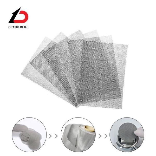 Quality SS304 316 Plain Weave Stainless Steel Wire Mesh Square Building Coffee Filter SS for sale